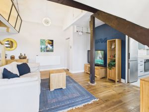 Living room & kitchen off- click for photo gallery